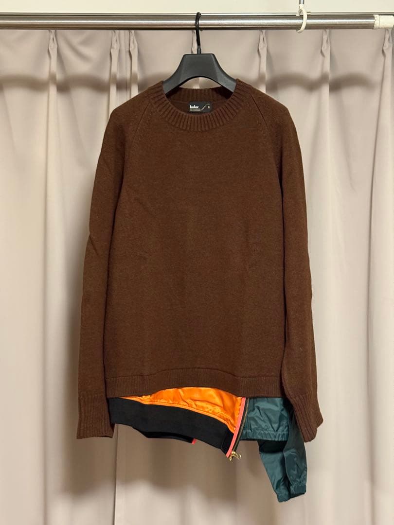 kolor 2021AW ドッキングニット サイズ5