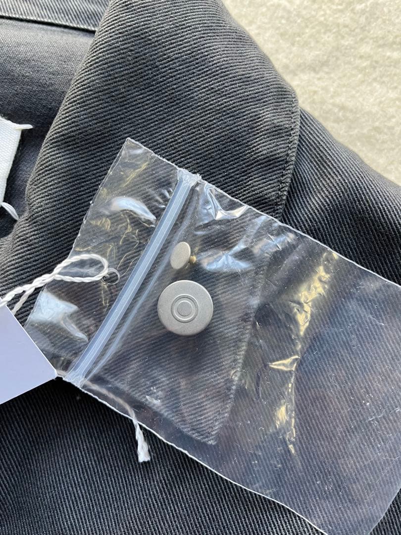 メゾンマルジェラ　ブラックデニムGジャン　サイズ46