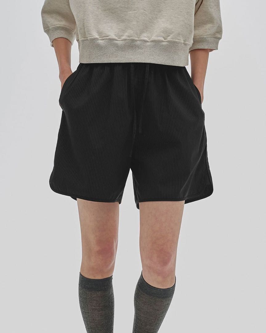 パンツ todayful stripe half pants