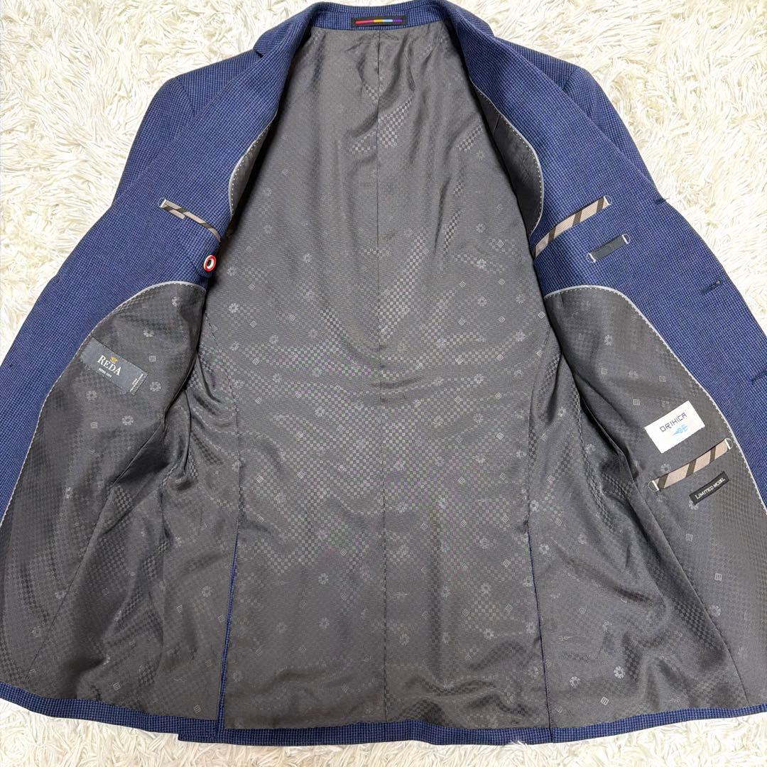 美品　オリヒカ　セットアップスーツ　ビジネススーツ　ネイビー　紺　Y5 REDA