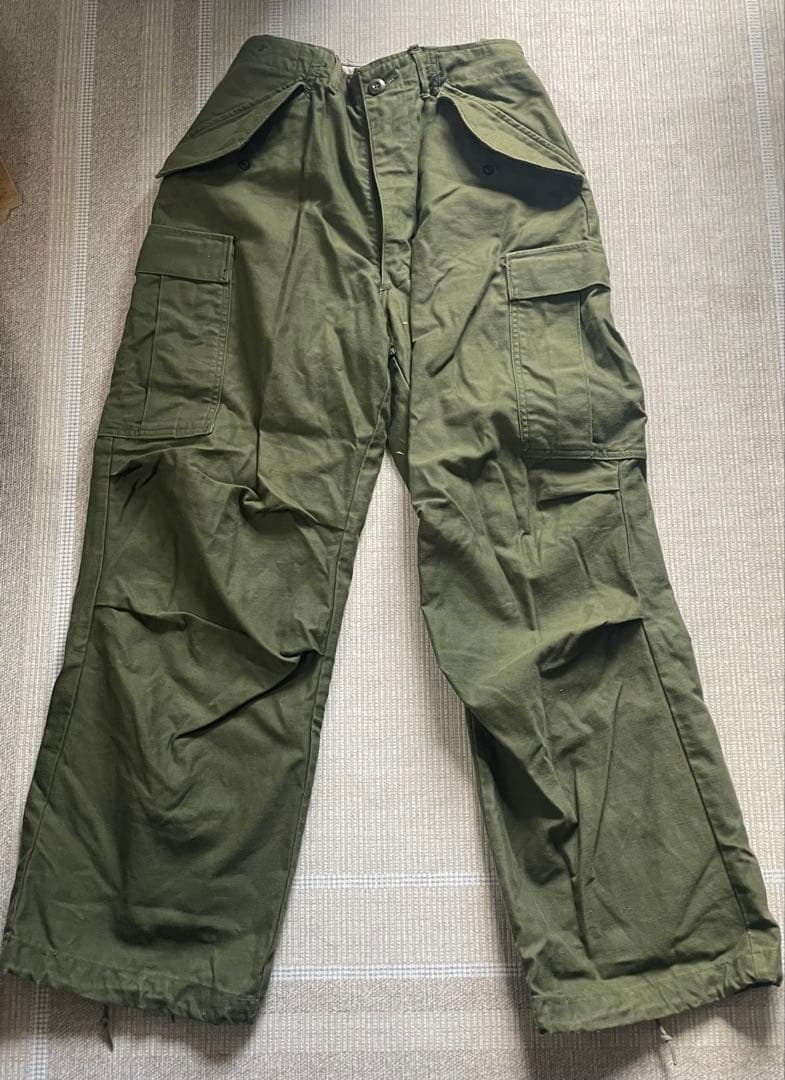 70s ミリタリー　アメリカ軍　M-65パンツ