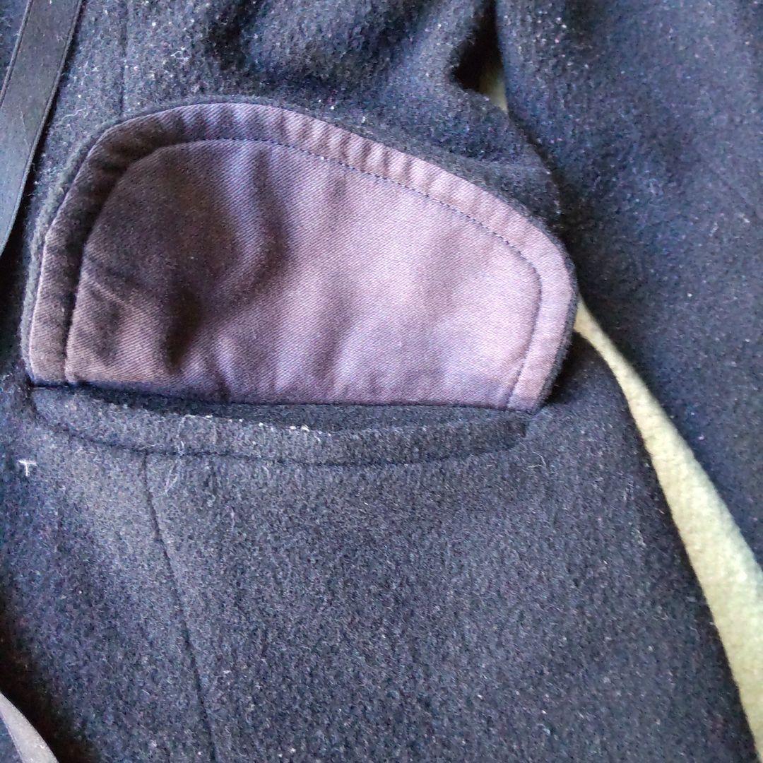 【PEACE NOW】猫耳フード付きブラックショートコート