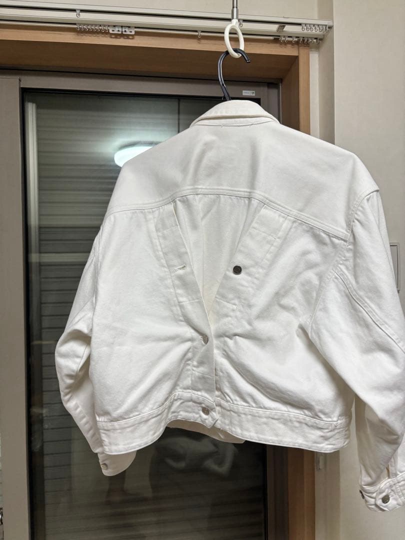 【短丈】Issei miyake archive ホワイト デニムジャケット