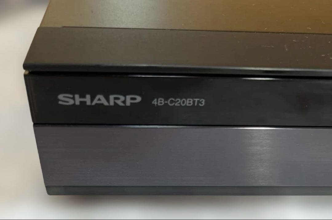 SHARP 4B-C20BT3 ブルーレイレコーダー