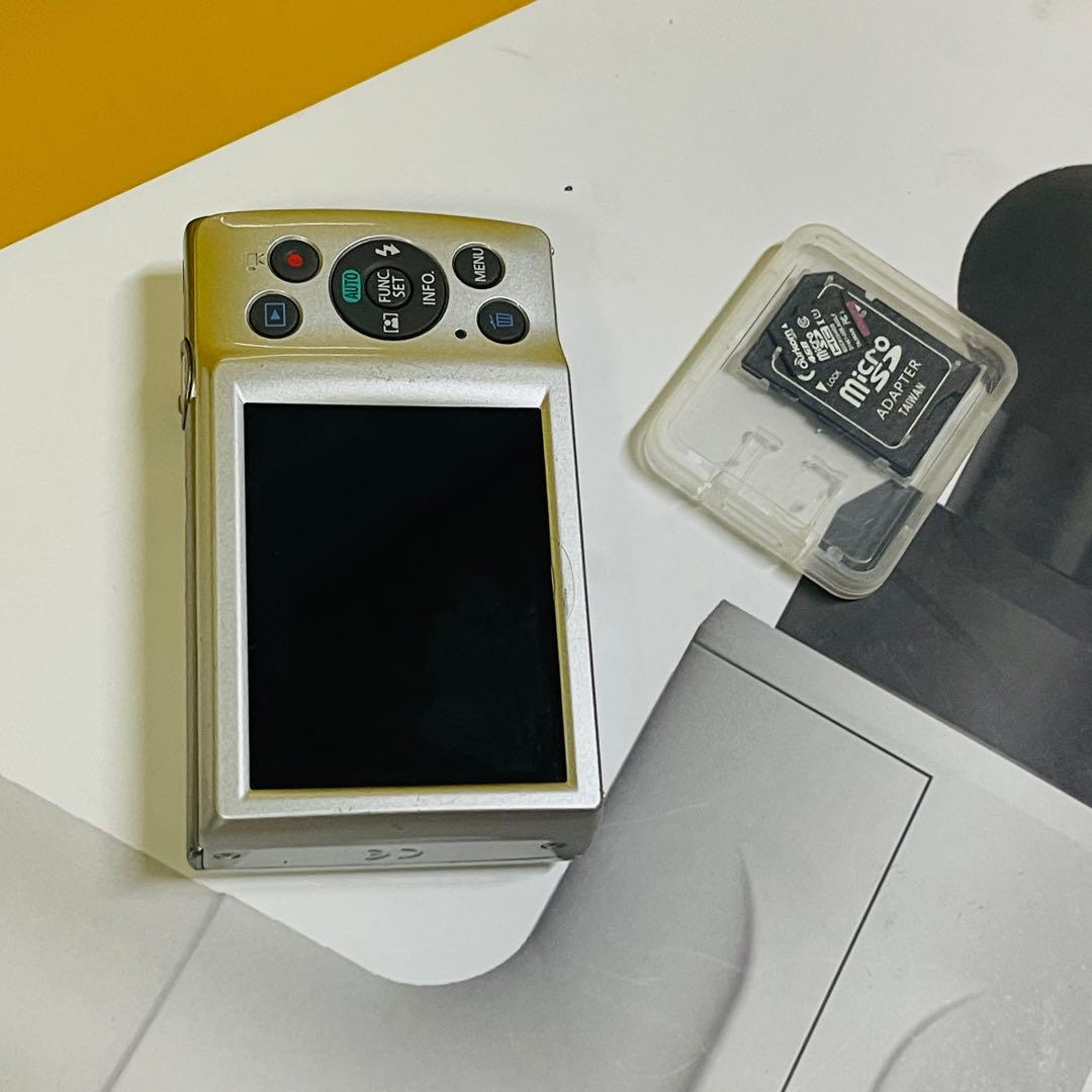 デジカメ　Canon PowerShot ELPH180 動作品SDカード付き