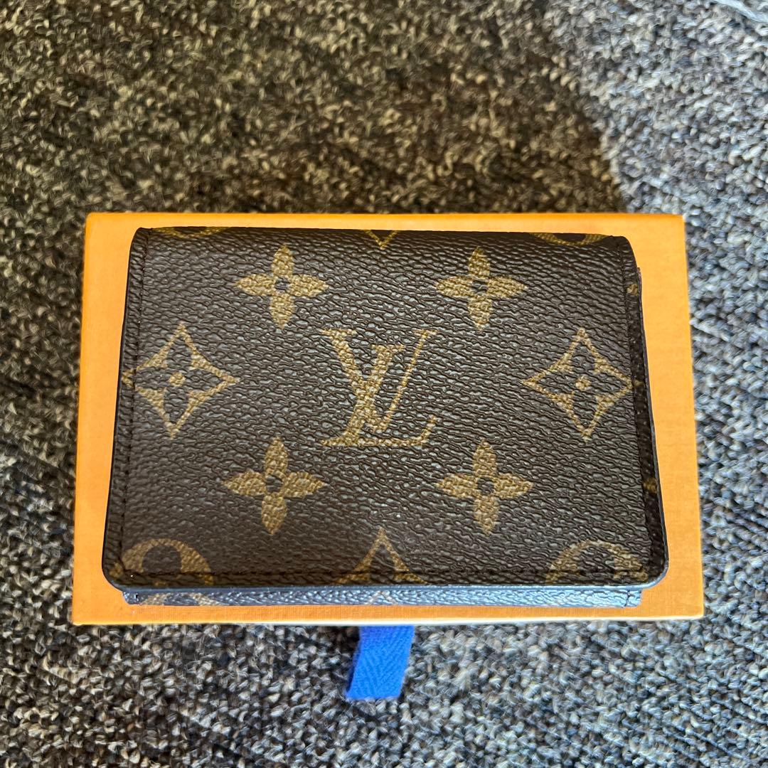 ちぃ様！【ほぼ新品】LOUIS VUITTONモノグラム 名刺入れ　M63801