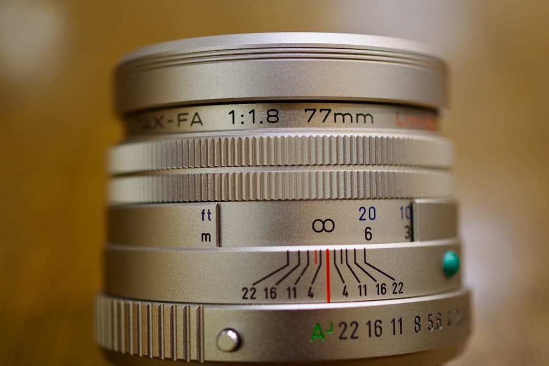 レンズ(単焦点) sms PENTAX-FA 77mm F1.8 Limited