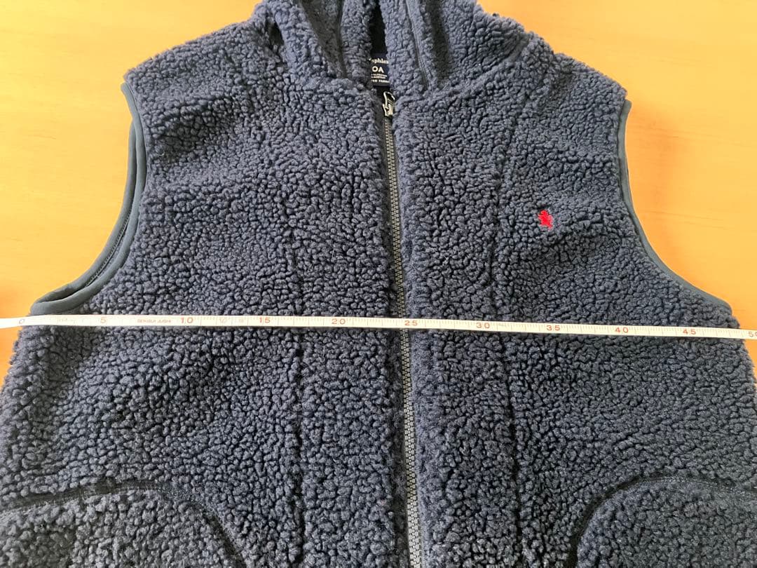 Gymphlex BOA フード付きベスト Lサイズ ネイビー　ジップ