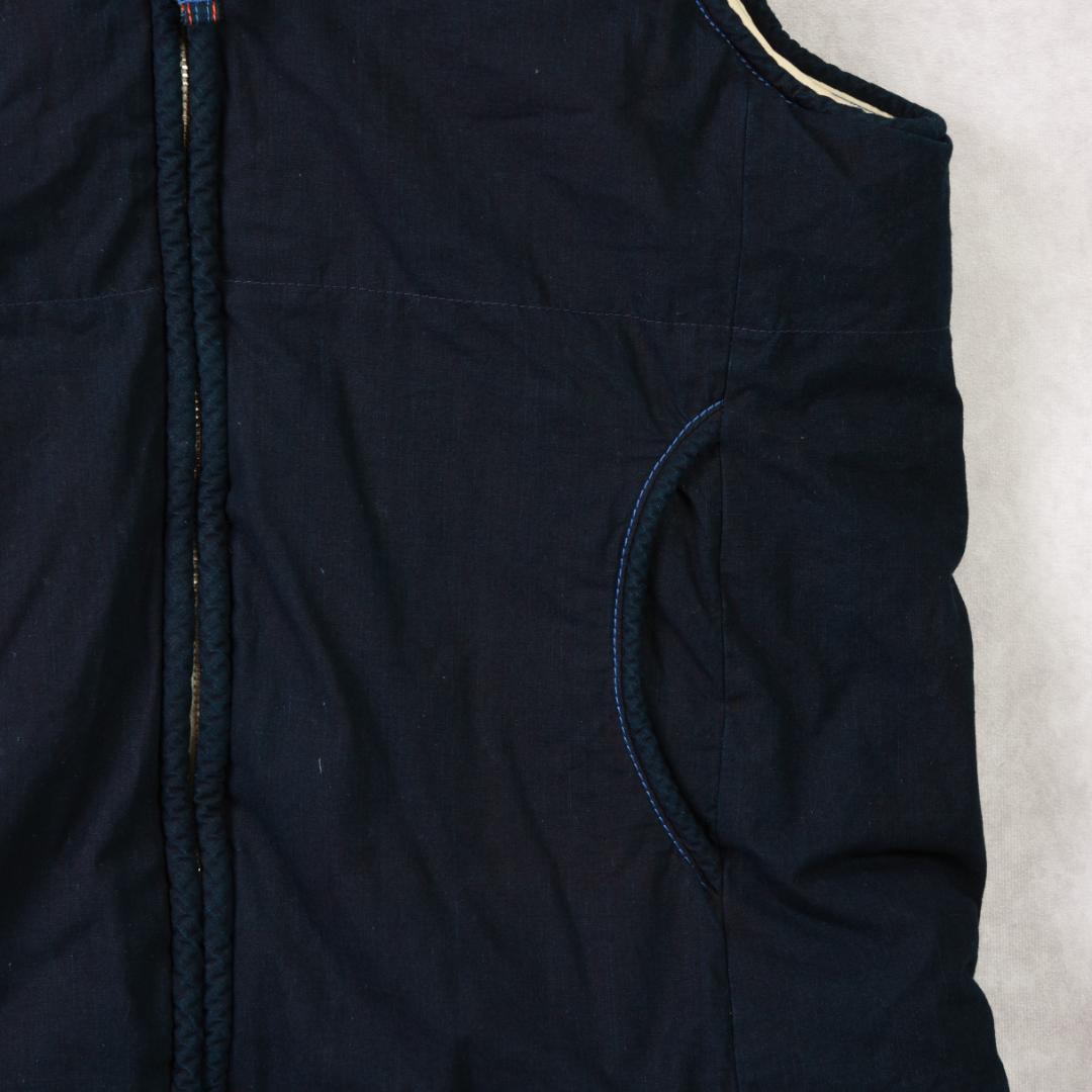 PAL'LAS PALACE　ダウンベスト　ネイビー 秋冬 人気 大きいサイズ