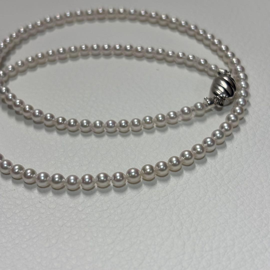 パールネックレス　あこや真珠　ロゼプレミアム　真珠科学研究所　花珠比較