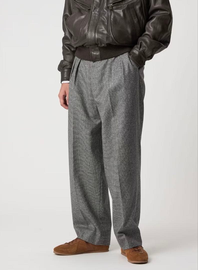 Steven Alan ハウンドトゥースチェックスラックス