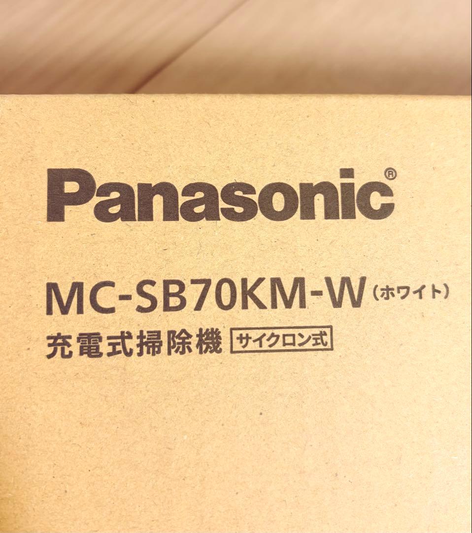 コードレススティック掃除機Panasonic掃除機 【MC-SB70KM-W】
