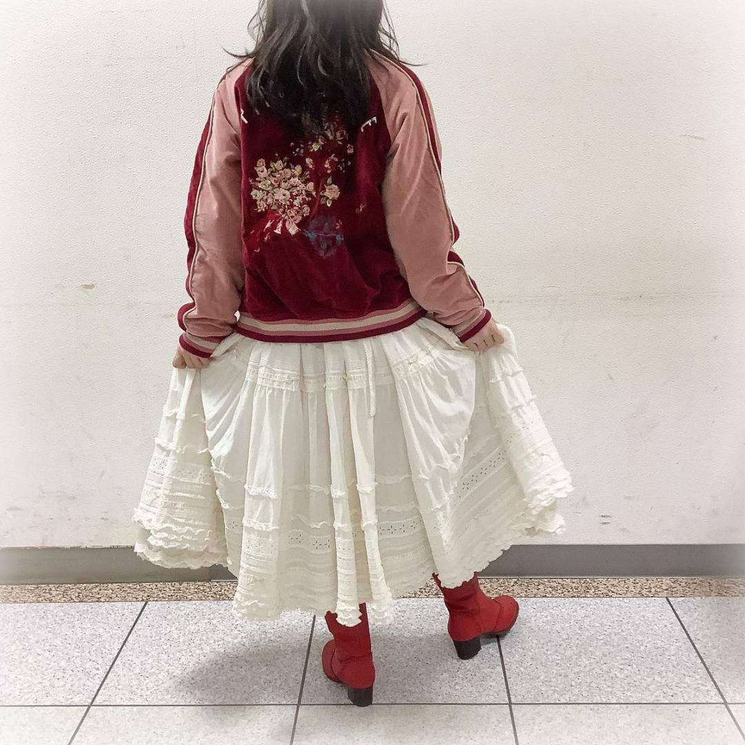 アンジェリークローズ刺繍入りリバーシブルブルゾン★PINKHOUSEピンクハウス