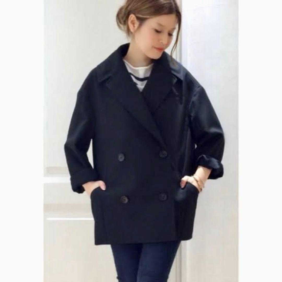 ［専用］オーバーサイズダブルジャケット ブラック Deuxieme Classe