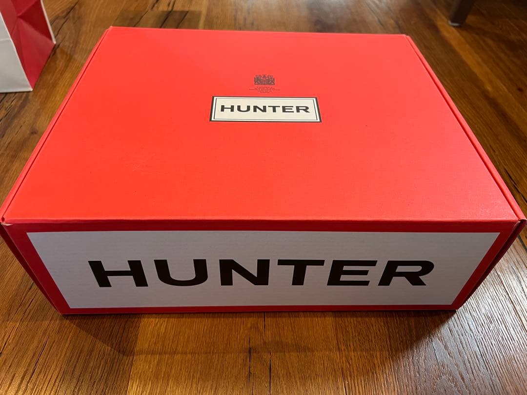 美品 26cm HUNTER ネオプレーン チェルシーブーツ ブラック US8