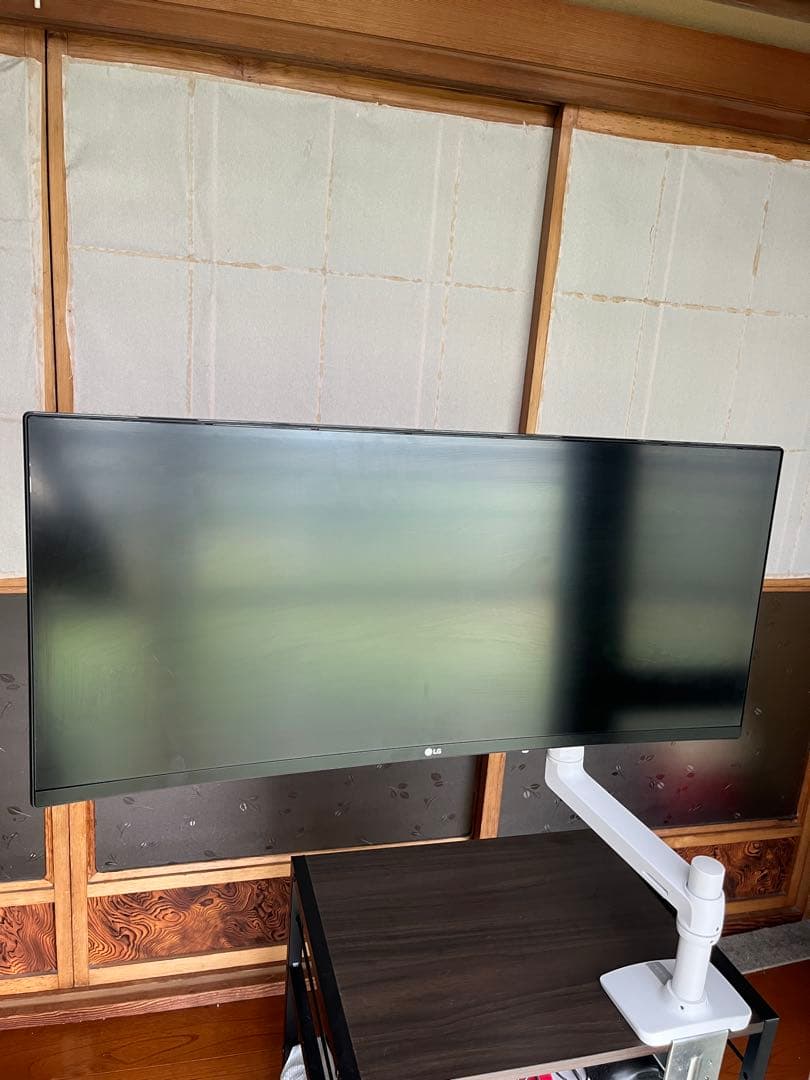 34型ウルトラワイドモニター＋エルゴトロンLXセット【らくらくメルカリ便】