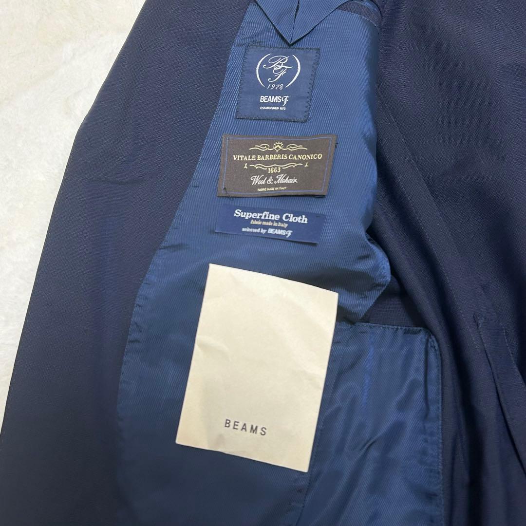 【極美品】ビームスエフ カノニコ スーツ セットアップ ネイビー XL