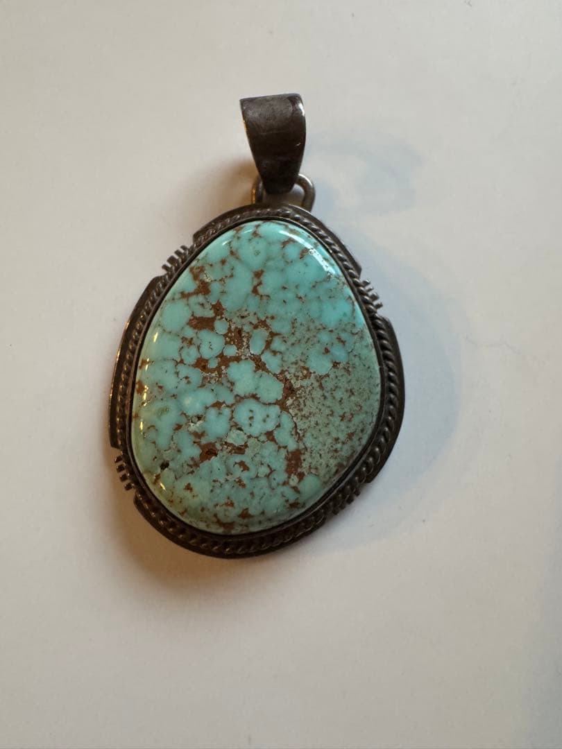 INDIAN JEWELRY ターコイズ ペンダント トップP. Sanchez