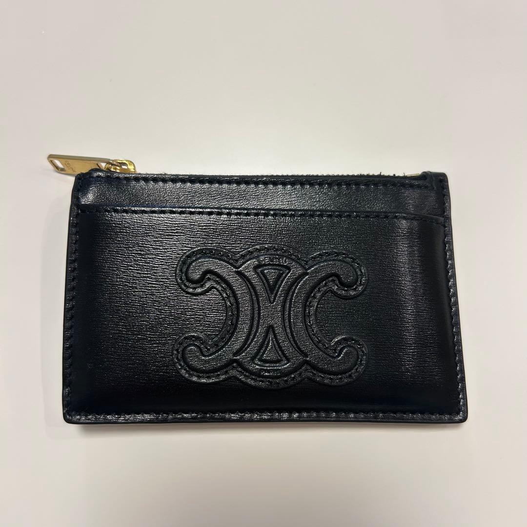CELINE ジップ付きカードホルダー ケース