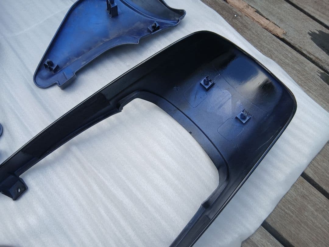 Kawasaki カワサキ ゼファー750 外装セット　ツヤ黒　※錆び取り剤付き