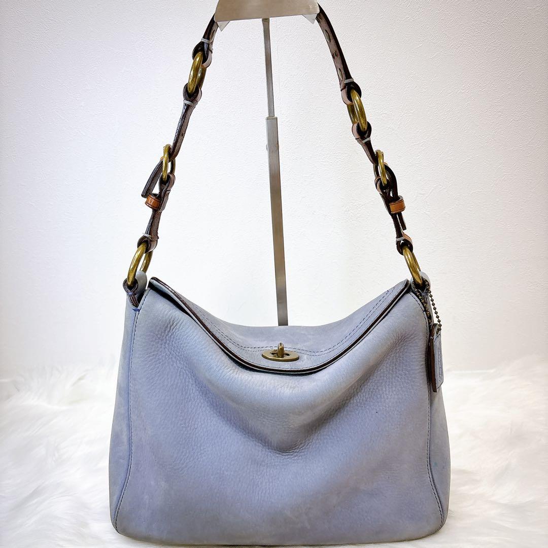バッグ coach shoulderbag turnlock vintage