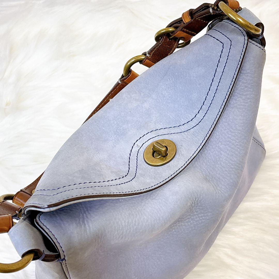 バッグ coach shoulderbag turnlock vintage