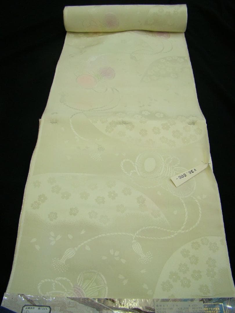 新品 裄70cm 迄 高級 倫子地 長襦袢 反物 正絹 13.5ｍ Gｓ865