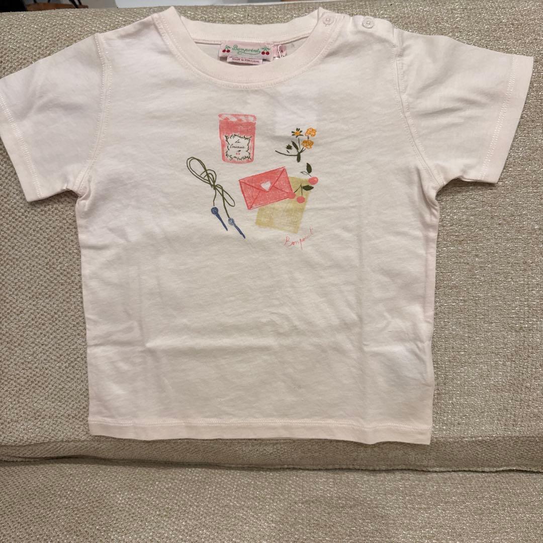 [なるみん✨断捨離] Bonpoint イラスト付きTシャツ2枚セット