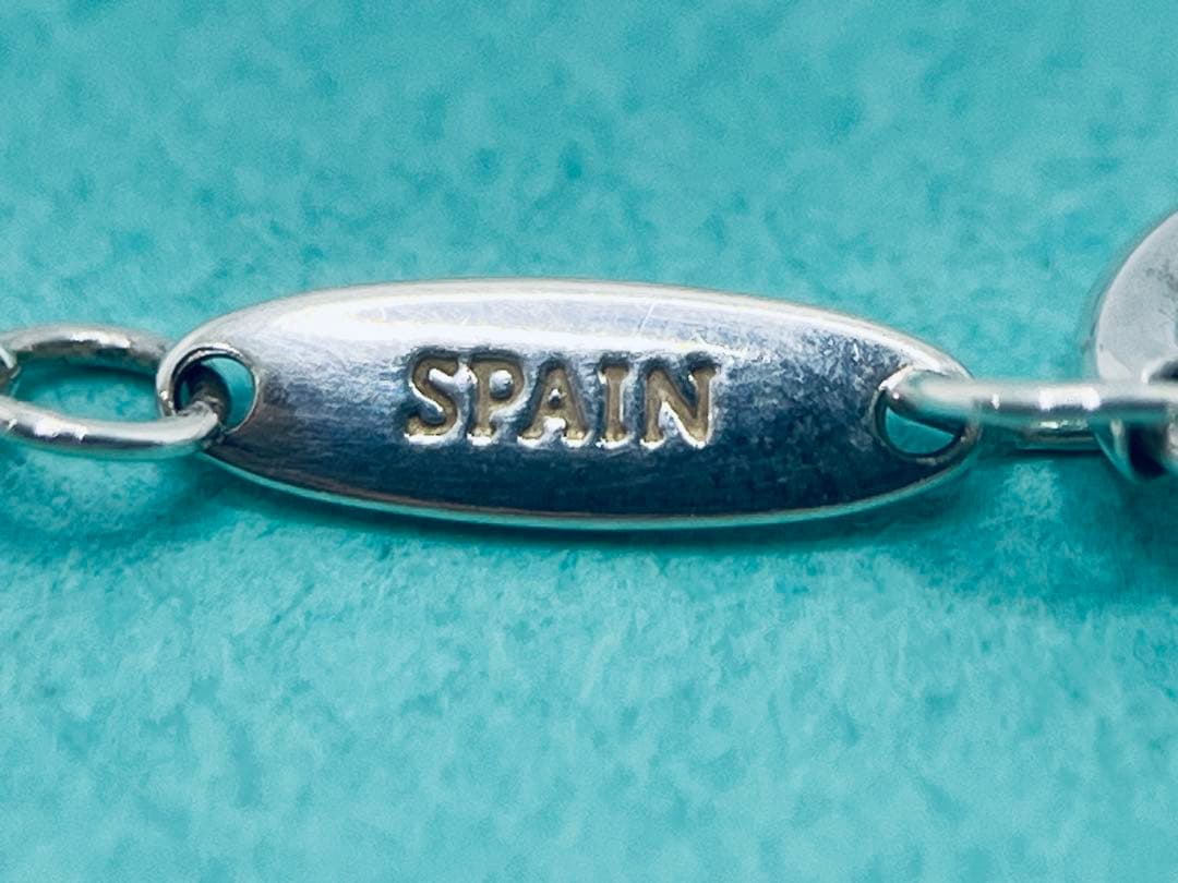 c837 美品　ティファニー　バイザヤード　アクアマリン　ネックレス　925