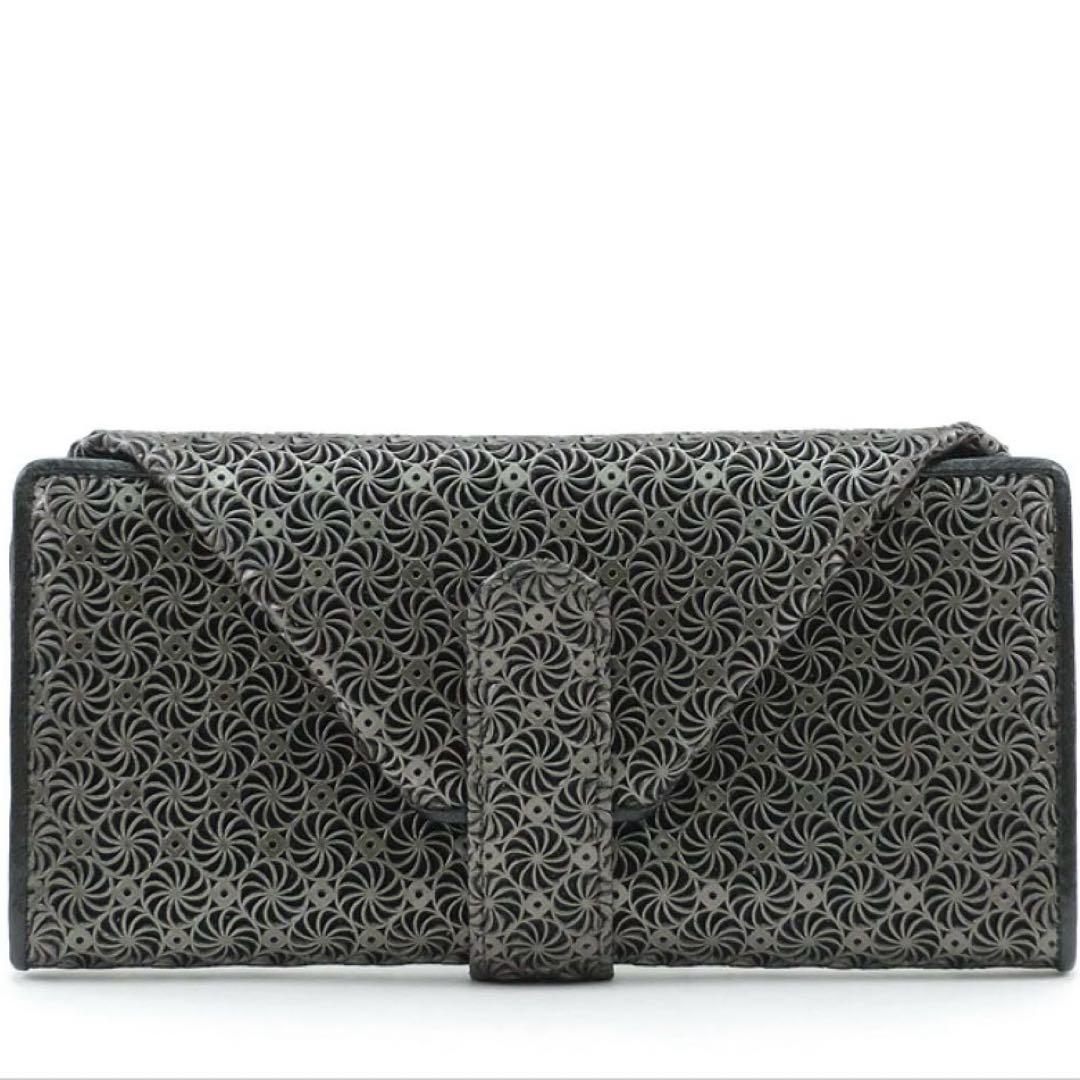 【美品】HIROKO HAYASHI ジラソーレ　長財布　黒