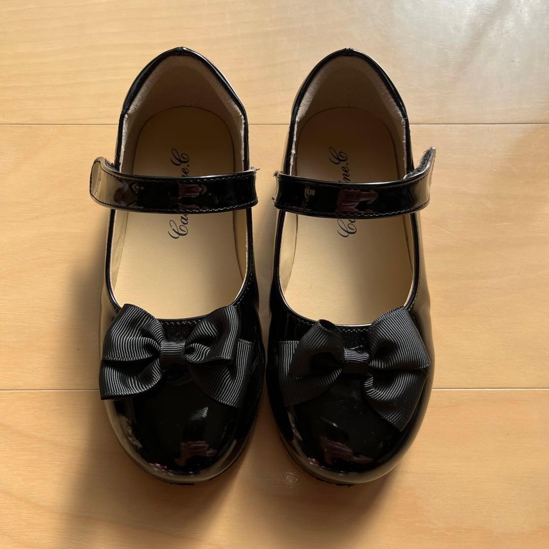 【服・靴美品セット】アリサナフォーマルドレス 120cm&靴18cm