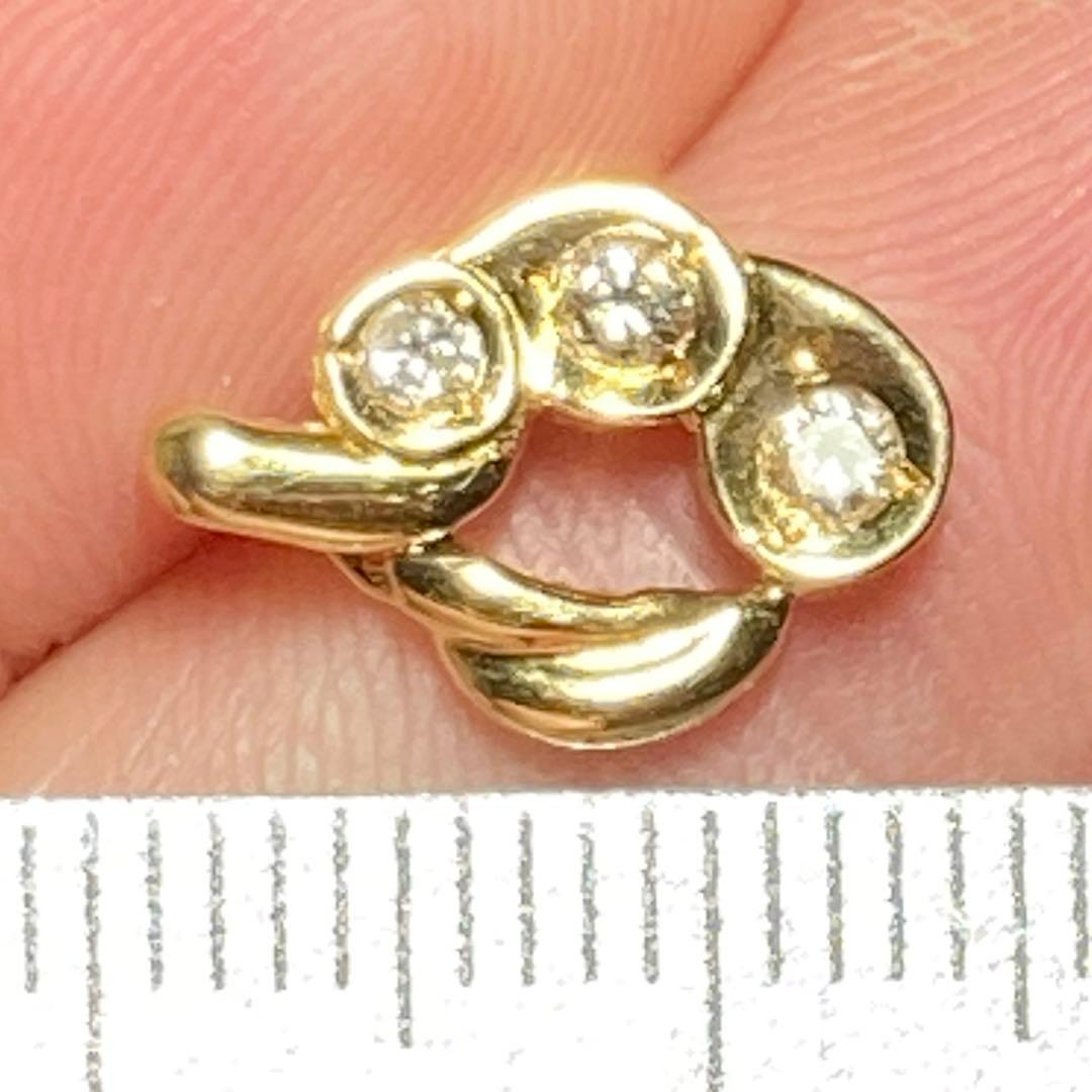 ジュエリーツツミK 18ダイヤ0.1ct刻印ペンダントです