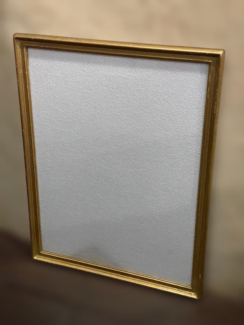 木製 フレーム 額縁 アート 絵画 写真 ファブリック 染色 展示 金 ゴールド