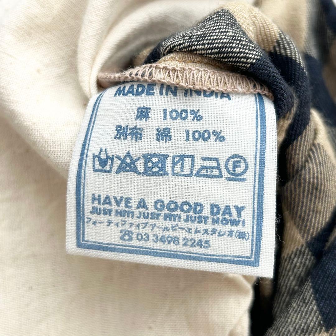 美品✨45R インドリネンツイルのブルマパンツ