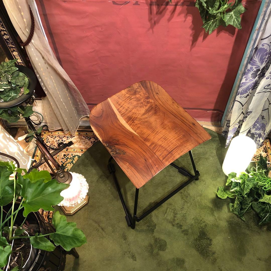 インダストリアル系　アカシアソリッド鉄脚　MASARAスタイル