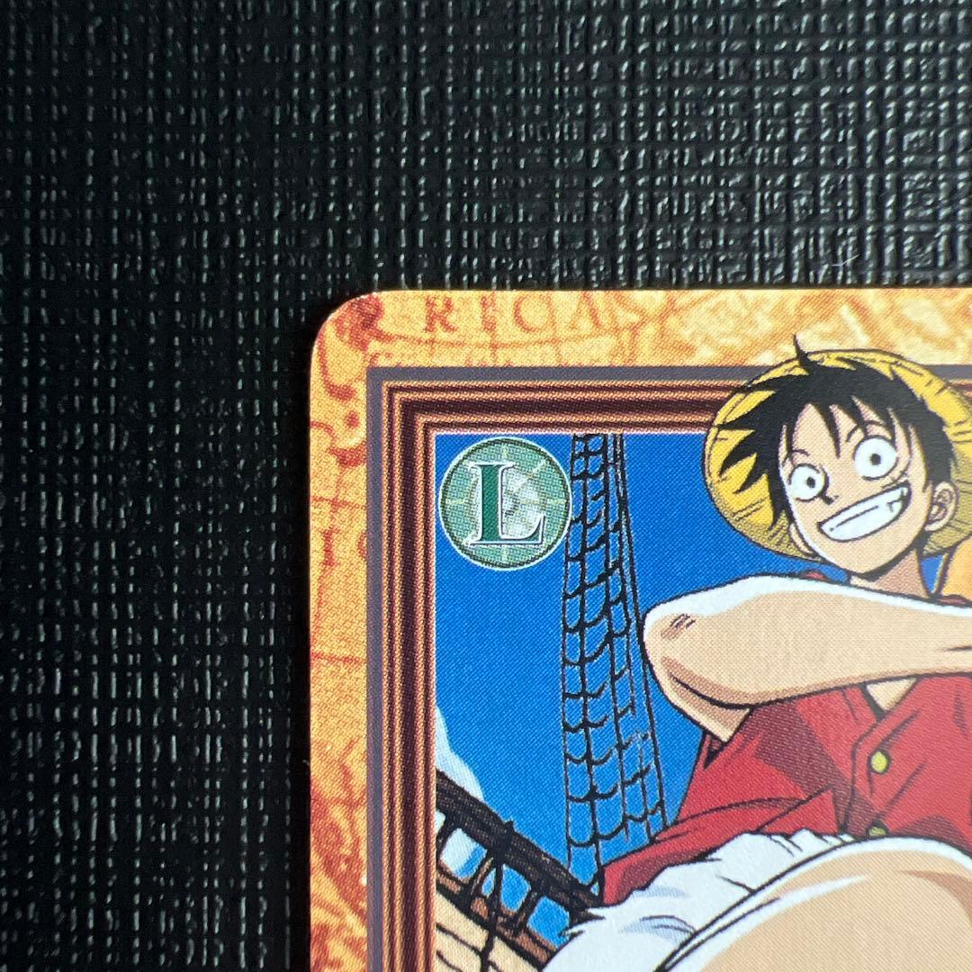 旧ワンピースカード　カードダス　ハイパーバトル　ルフィ プロモ C-W1