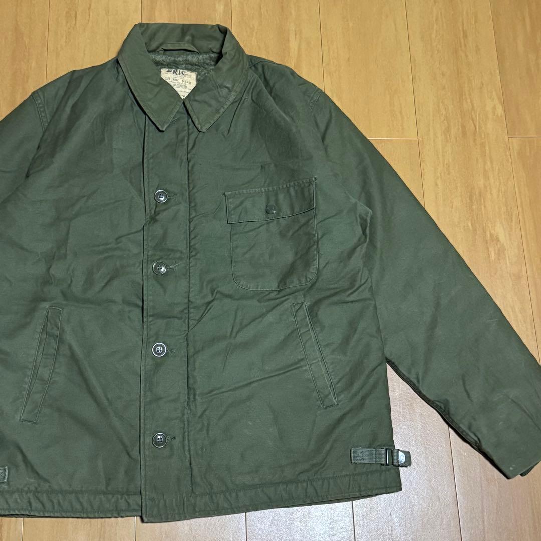70s U.S.NAVY USN A-2 デッキジャケット