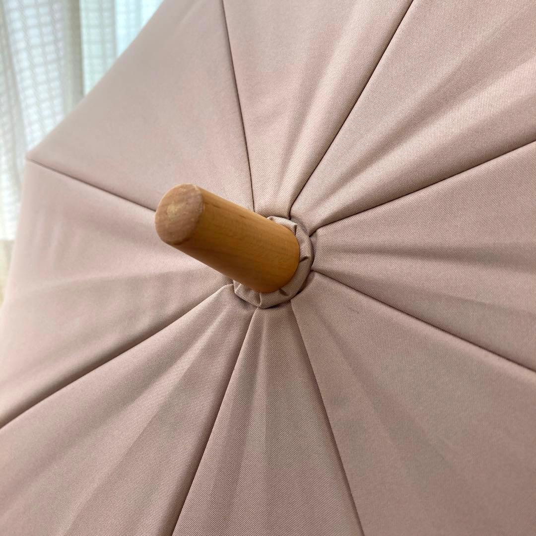 【美品】サンバリア100 日傘 ピンク　フリル