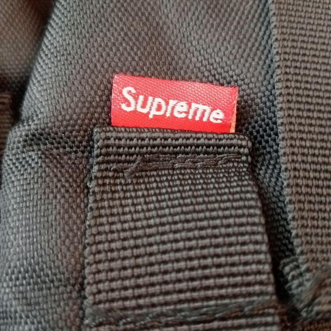 usa製 Supreme ブラック バックパック