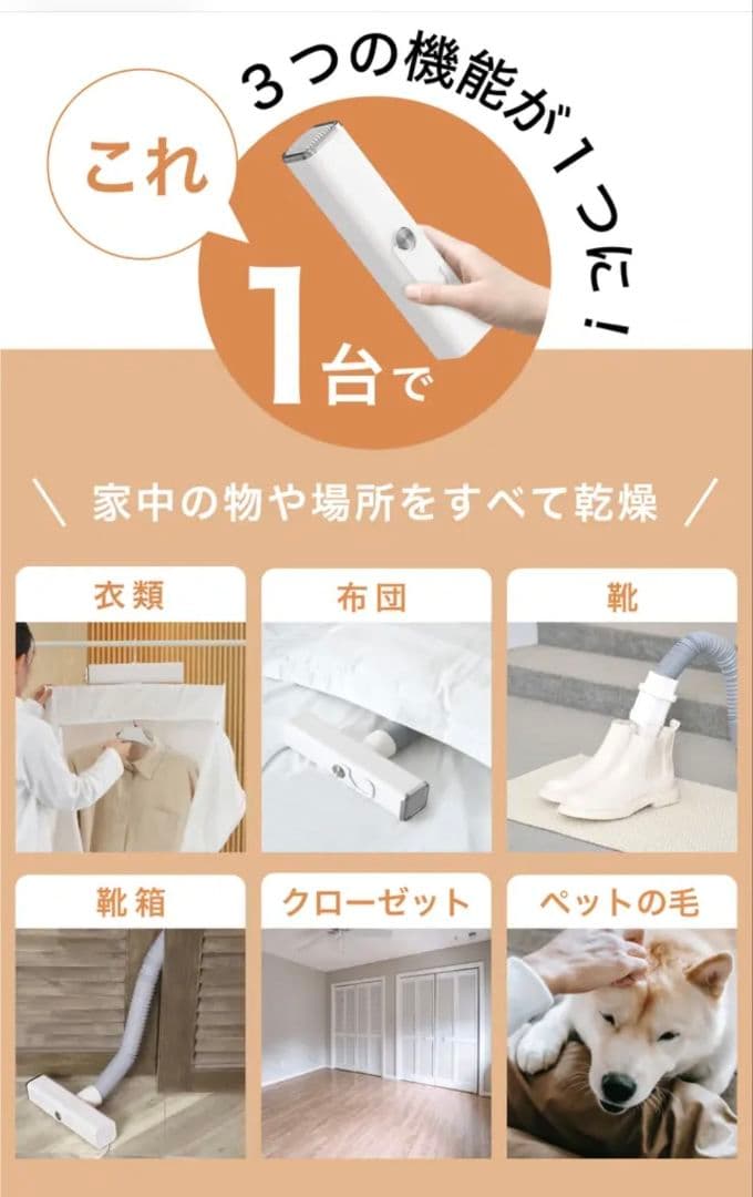 コンパクト多機能乾燥機(SOUYI製/SY-158/2024年購入)新品未開封