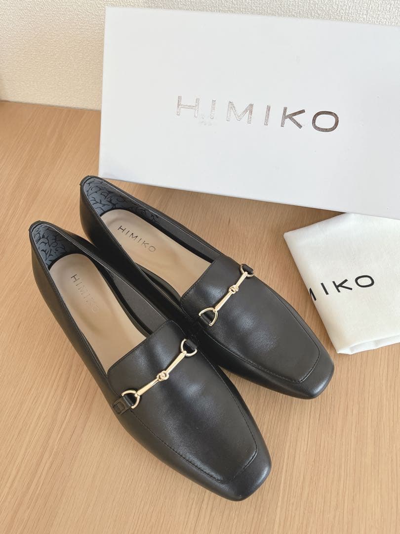 【こゆき】 卑弥呼　ローファー　ブラック　本革　26cm