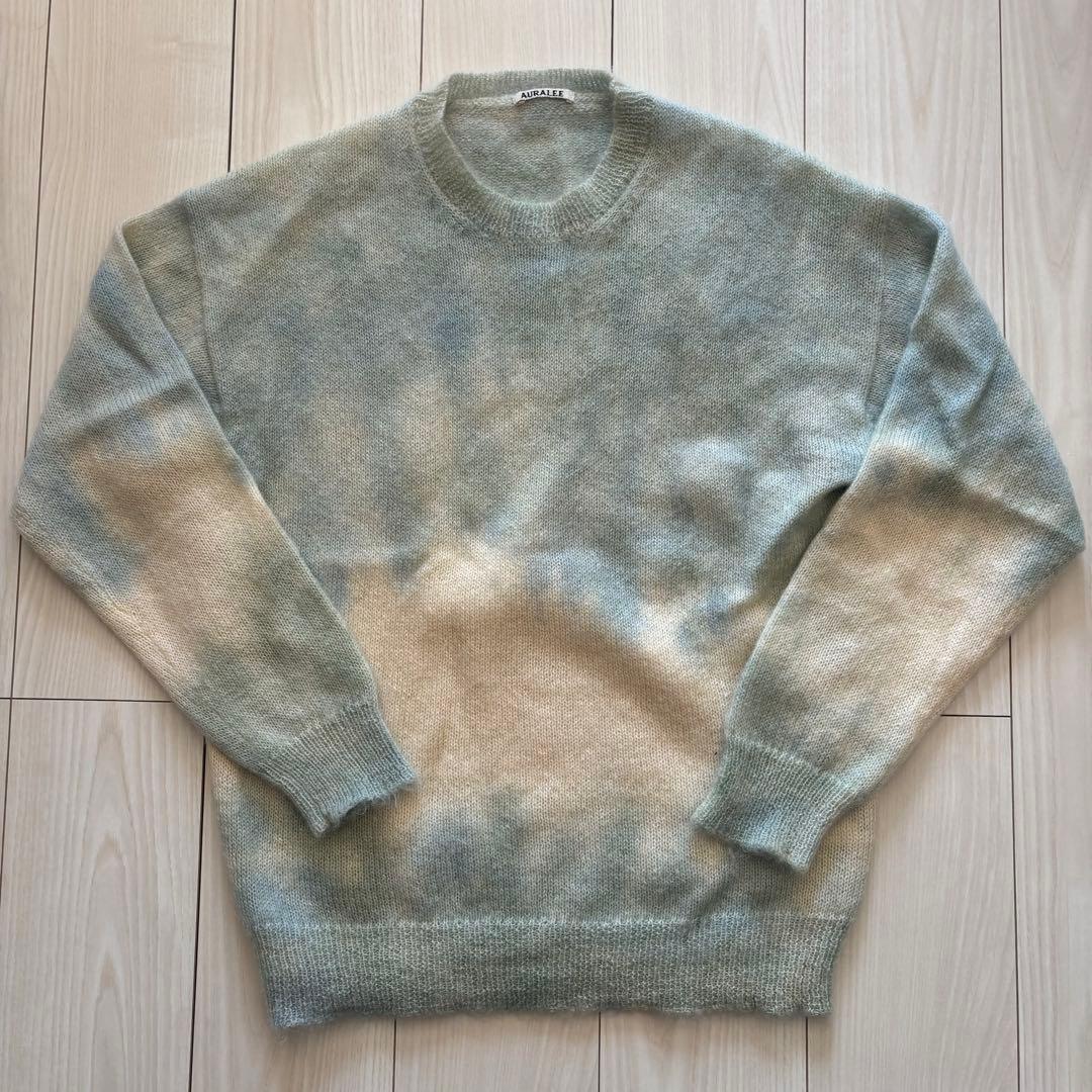 AURALEE タイダイモヘアニット　サイズ4