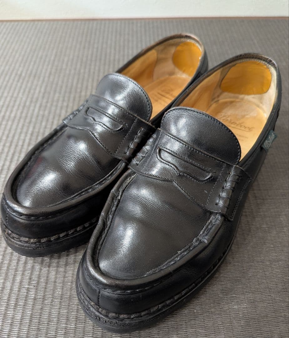 Paraboot パラブーツ ランス 革靴　ローファー　ドレス　7ハーフ 黒