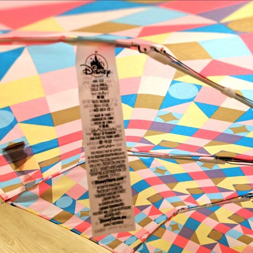 タグ付　パリディズニー　イッツアスモールワールド　かわいい折りたたみ傘