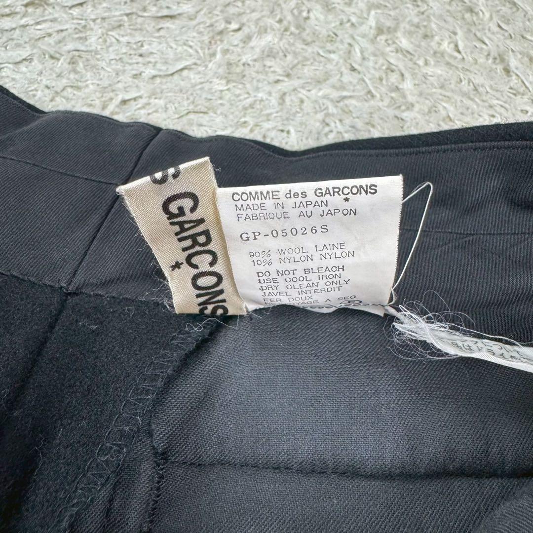 80s コムデギャルソン バルーンパンツ ツータック ウール 黒 archive