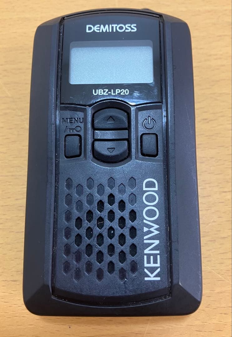 【KENWOOD/ケンウッド】トランシーバー×2　UBZ-LP20　通電確認済