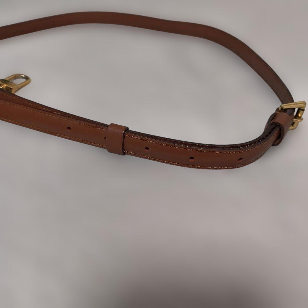 caamr ルイ・ヴィトン　ブラウンレザー ストラップ ゴールド金具