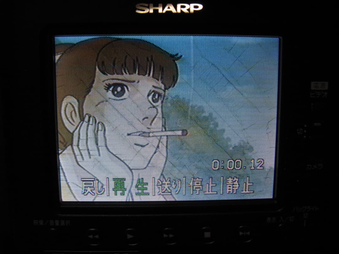 動作OK❗️☆のシャープの液晶8ミリビデオカメラ・VL-EL13