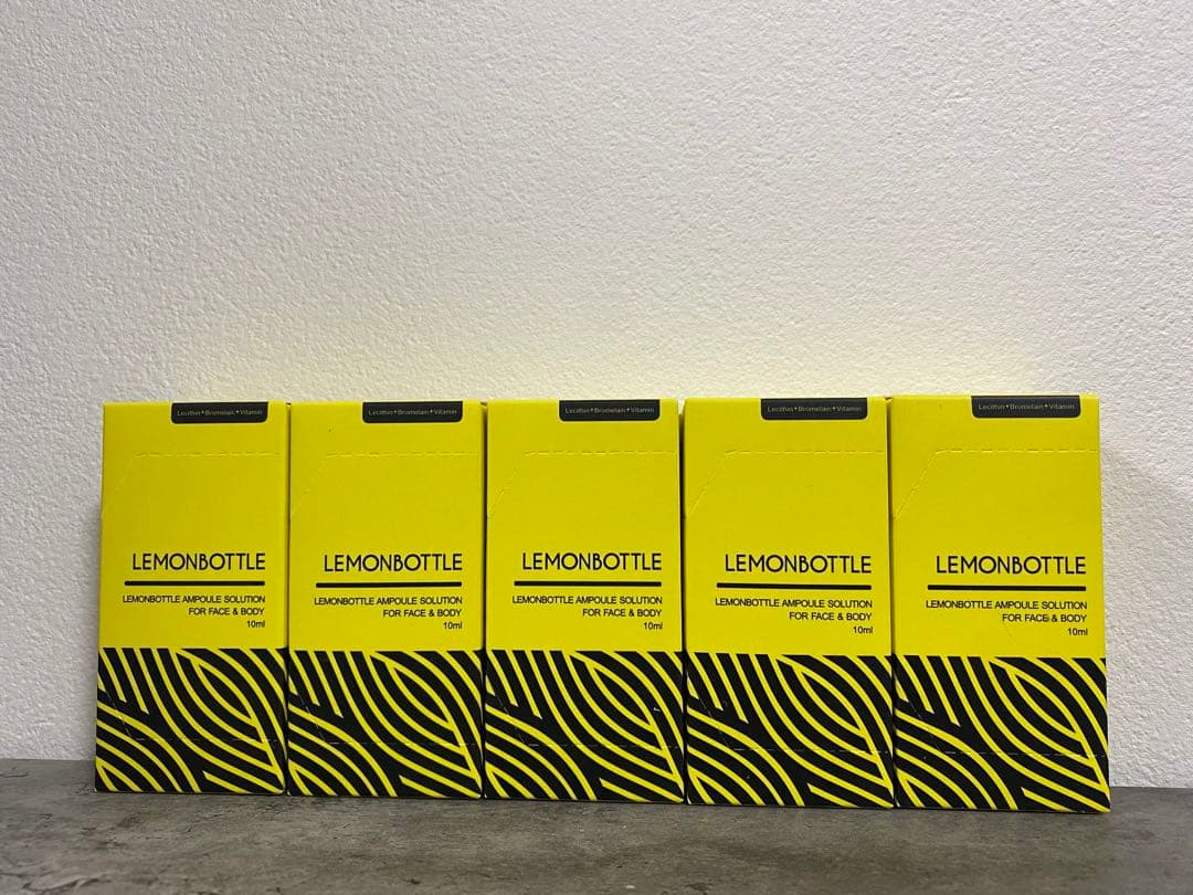 【即日発送】韓国で話題レモンボトル10ml 5本ホームケアキットプレゼント