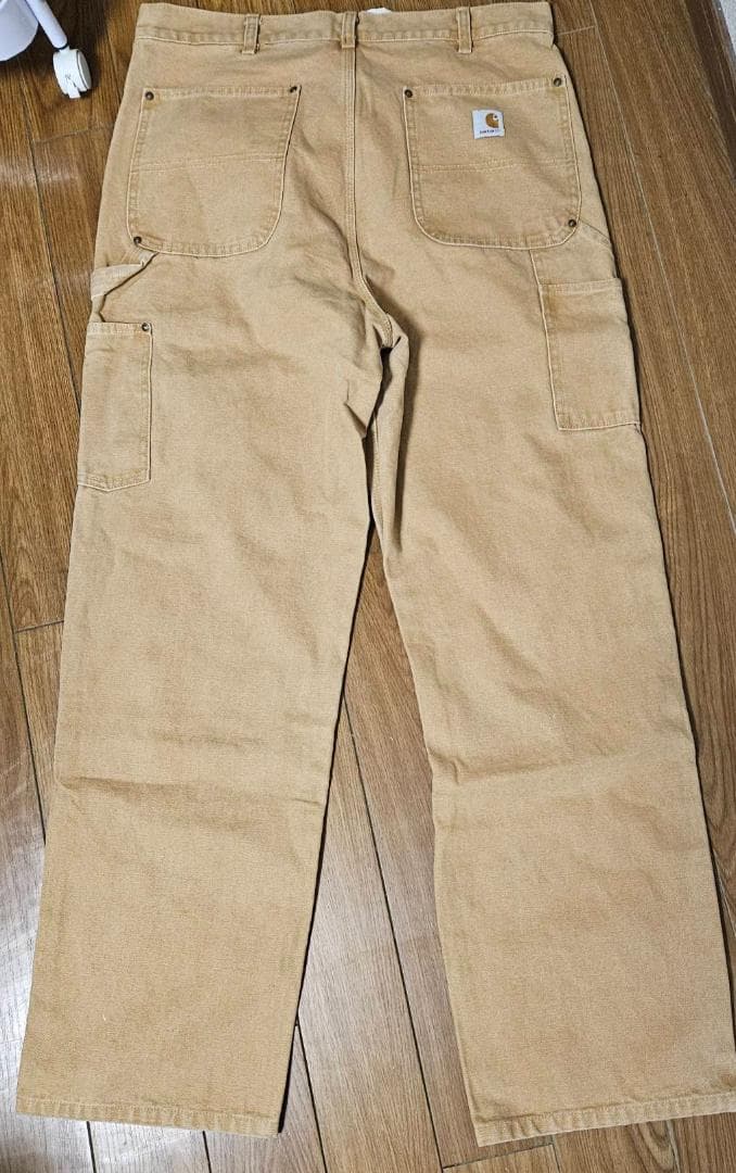 送料無料/新品未使用Carharttヴィンテージ膝インク ペインターパンツ34